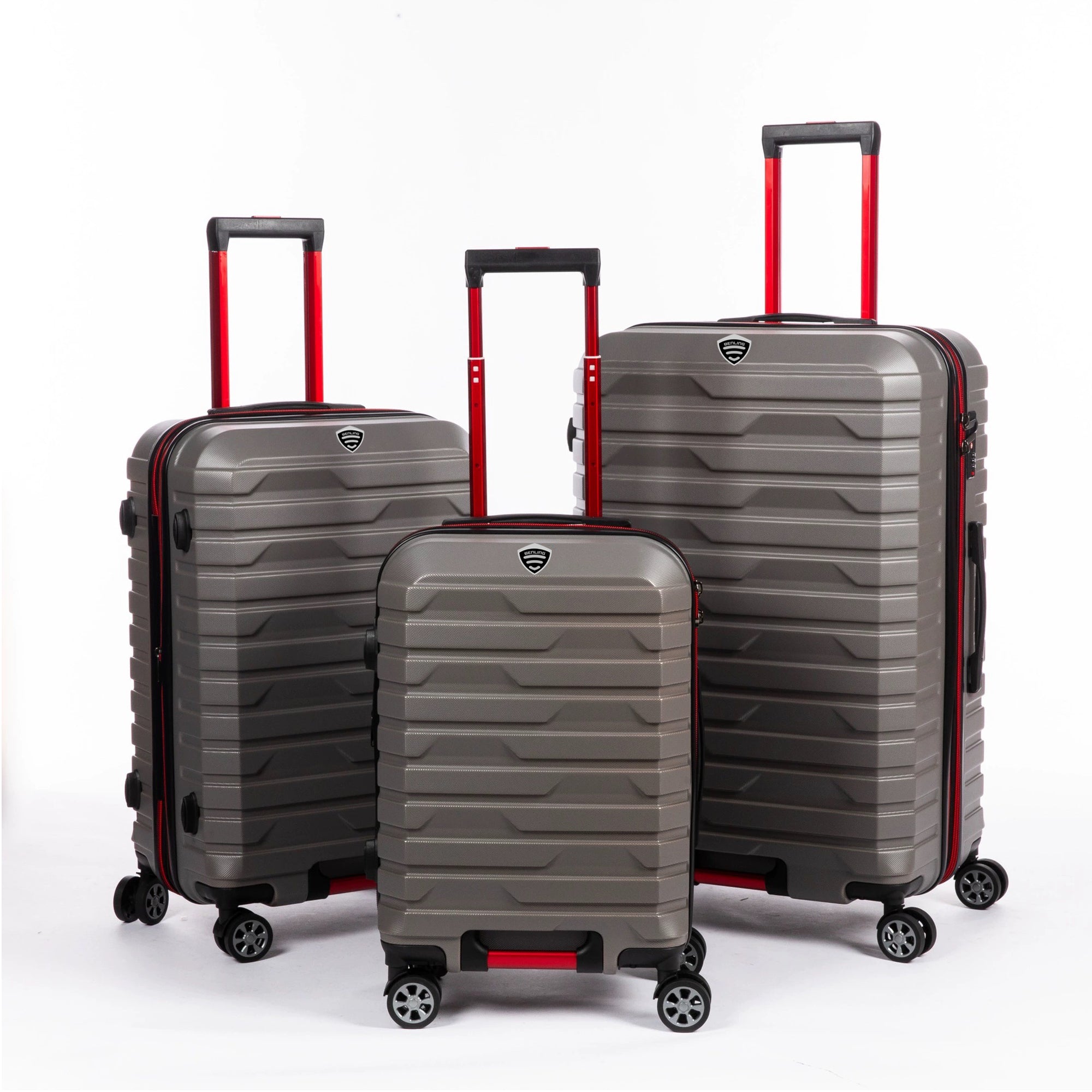 Benling Voyager Series Set of 3 Trolley Bags – Expandable, Silent Wheels, TSA Lock Benling