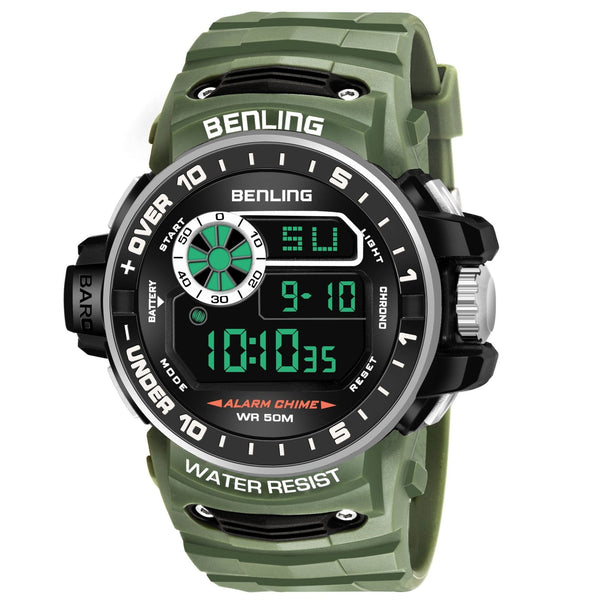 All Day Wearable Digital Watch for men with Stopwatch | Calendar | Alarm | 6057