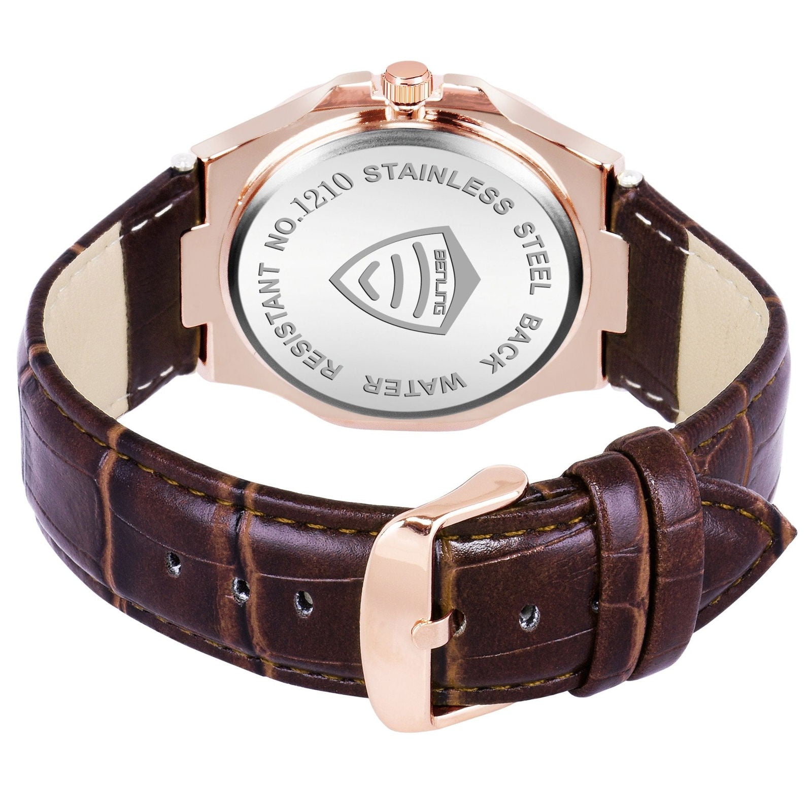 BENLING Analog Square Diamond Studded Unisex Watch.