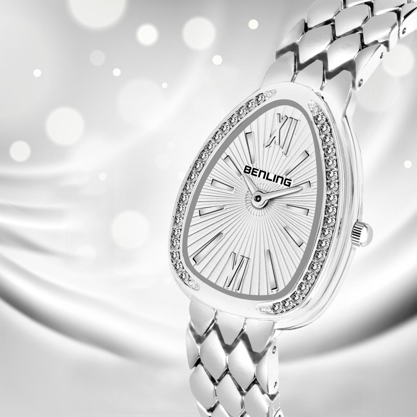 BENLING BL-1032 Allurer Analog Watch with Ion Plating for Women