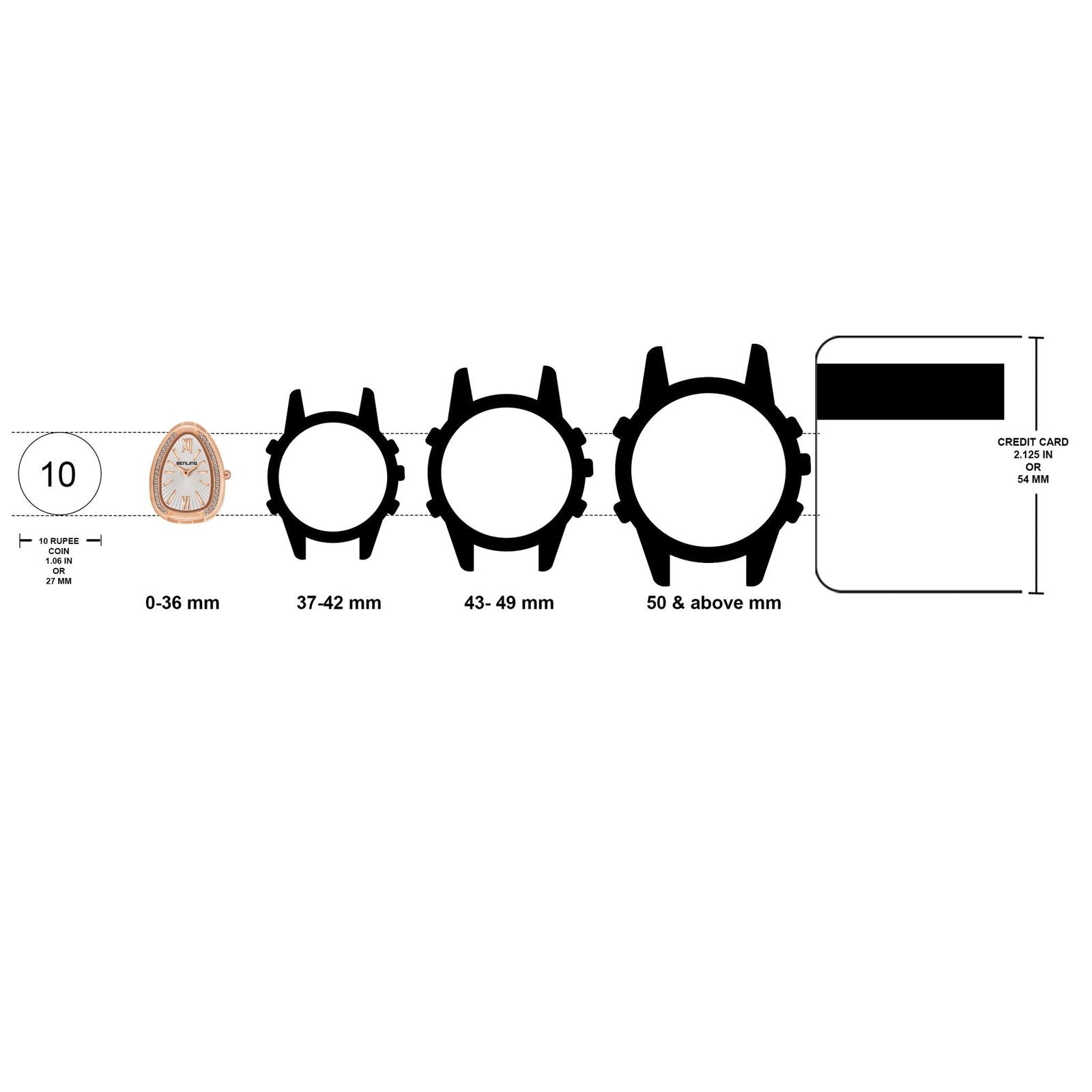 BENLING BL-1032 Allurer Analog Watch with Ion Plating for Women