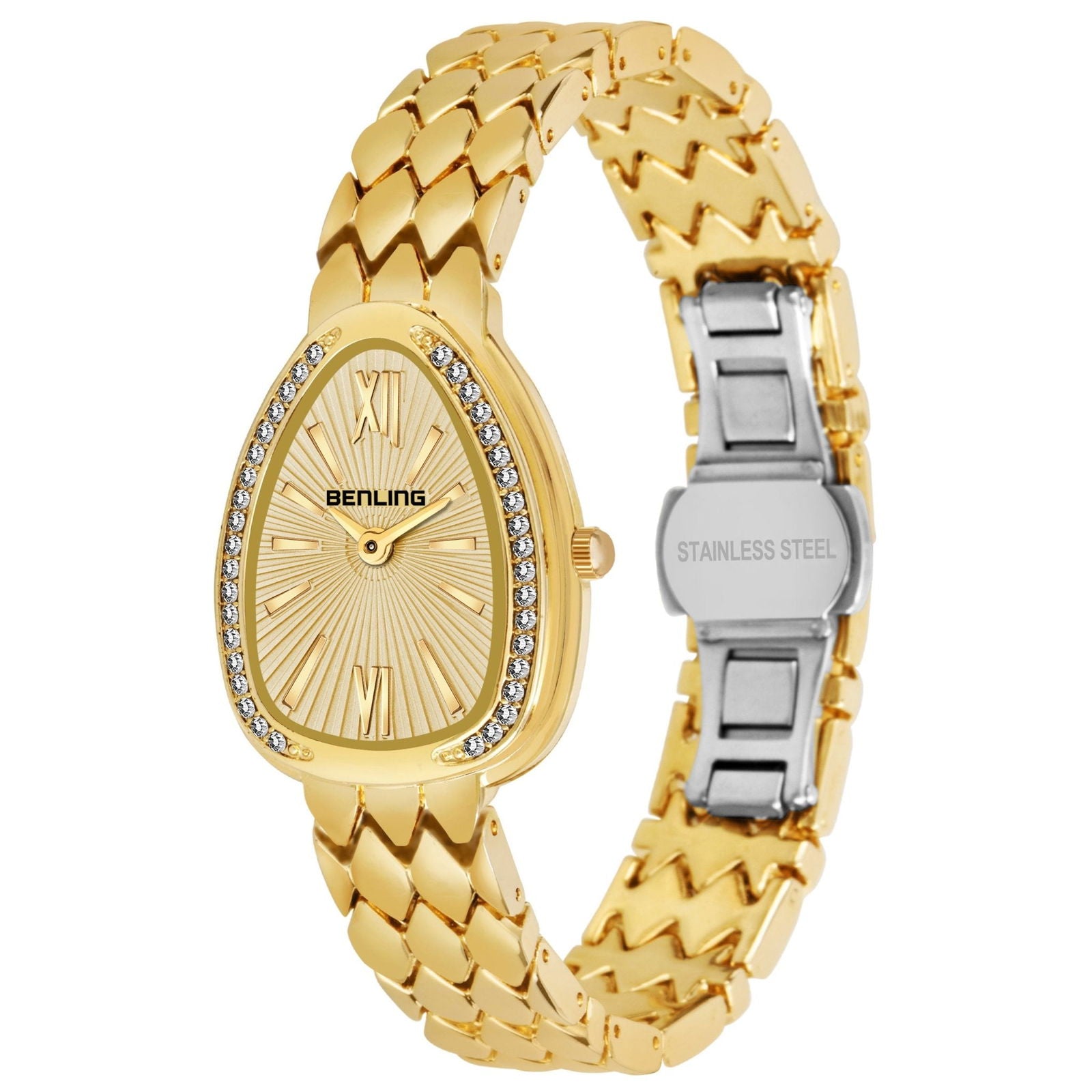 BENLING BL-1032 Allurer Analog Watch with Ion Plating for Women