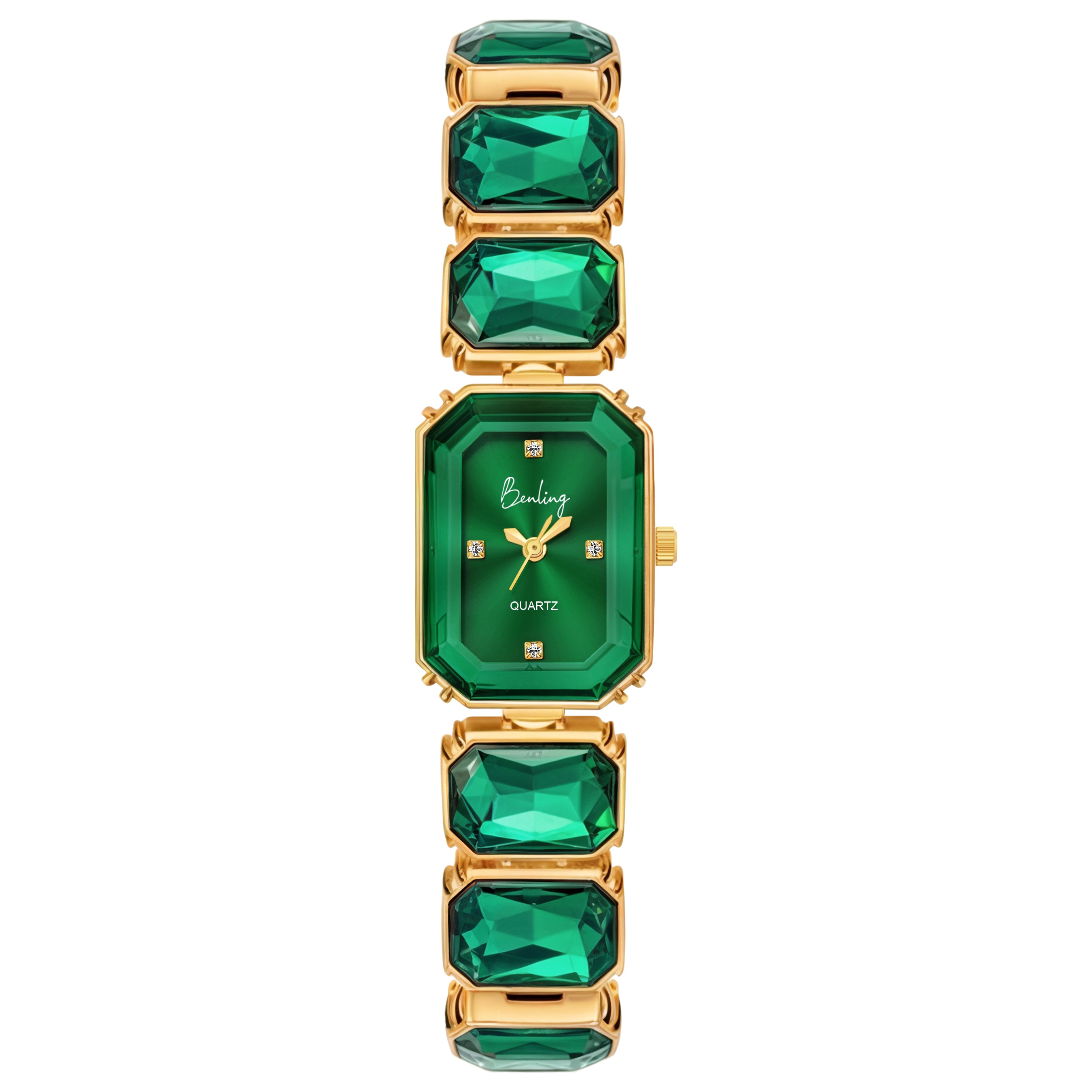 Benling Octagon cut Bracelet Watch for Women Benling