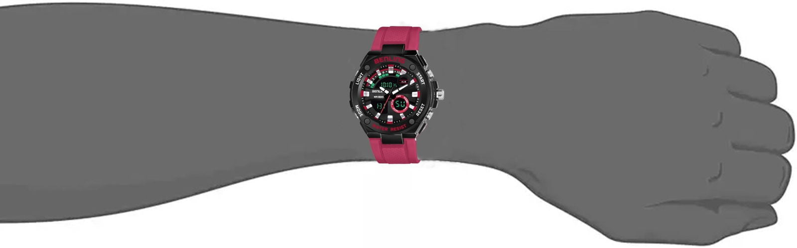 Benling Versatile Analog Digital Watch with EL Backlight-SKBLANDG-6004