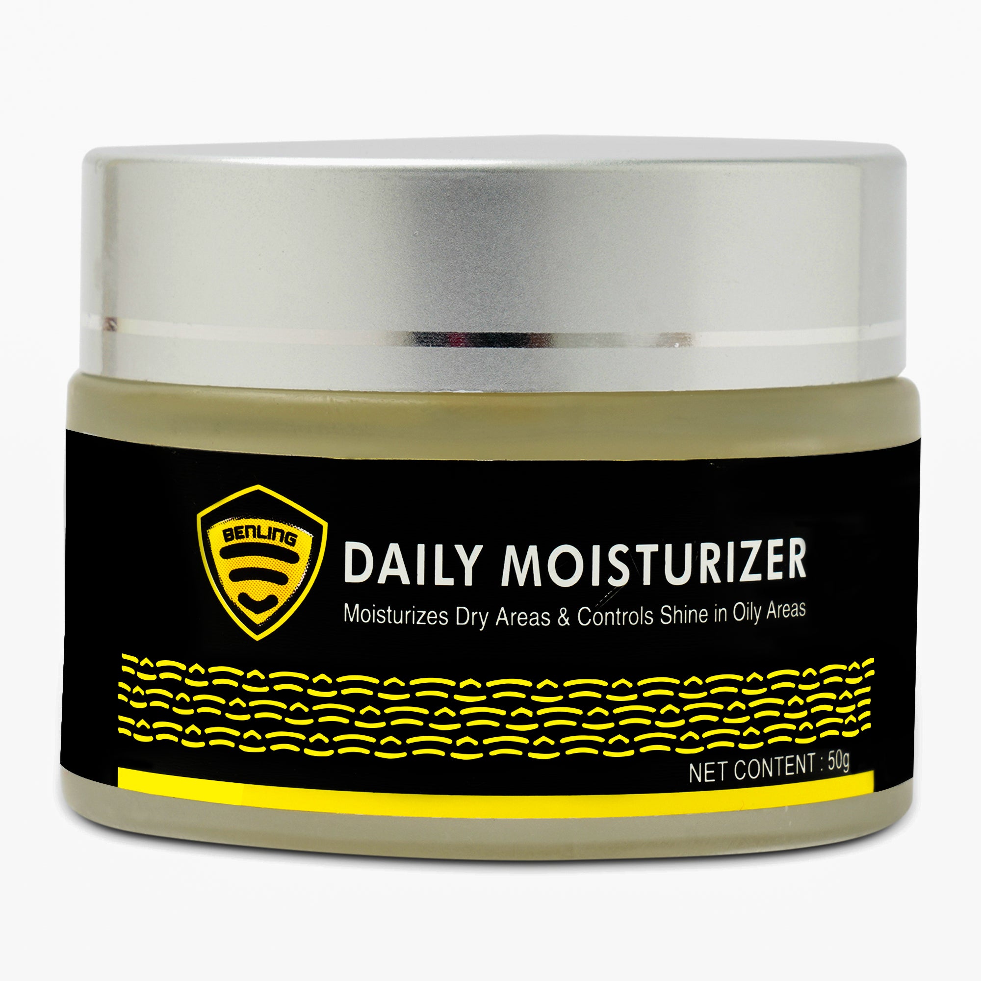 Benling Moisturizer with Aloe, Green Tea, and Skin-Renewing Extracts - 50ml Benling