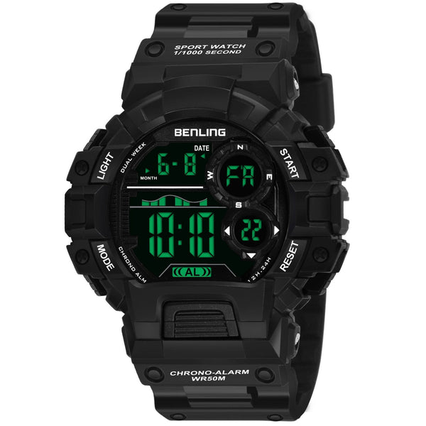 Military Watches for Men with Stopwatch | Calendar | Alarm | Sports Formal Casual Wear | 6053