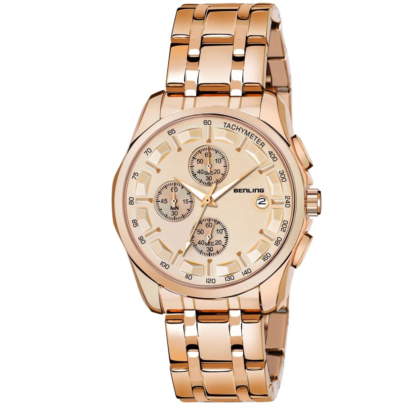Stylish Stainless Steel chain formal | casual| Chronograph watch - Benling
