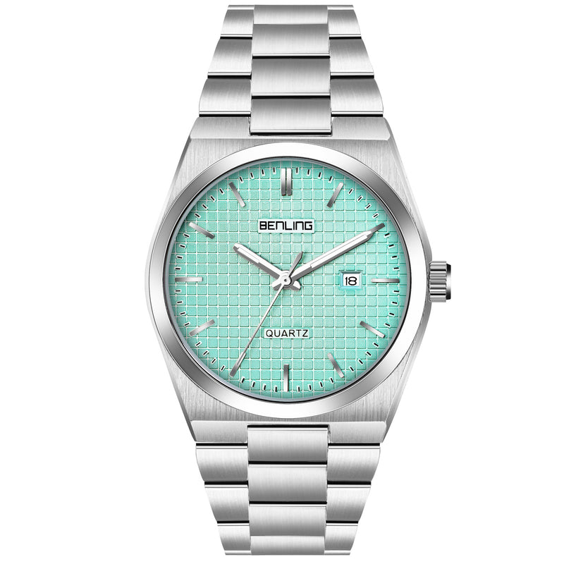 Benling Metroline | Quartz Collection | Brushed Steel Edition