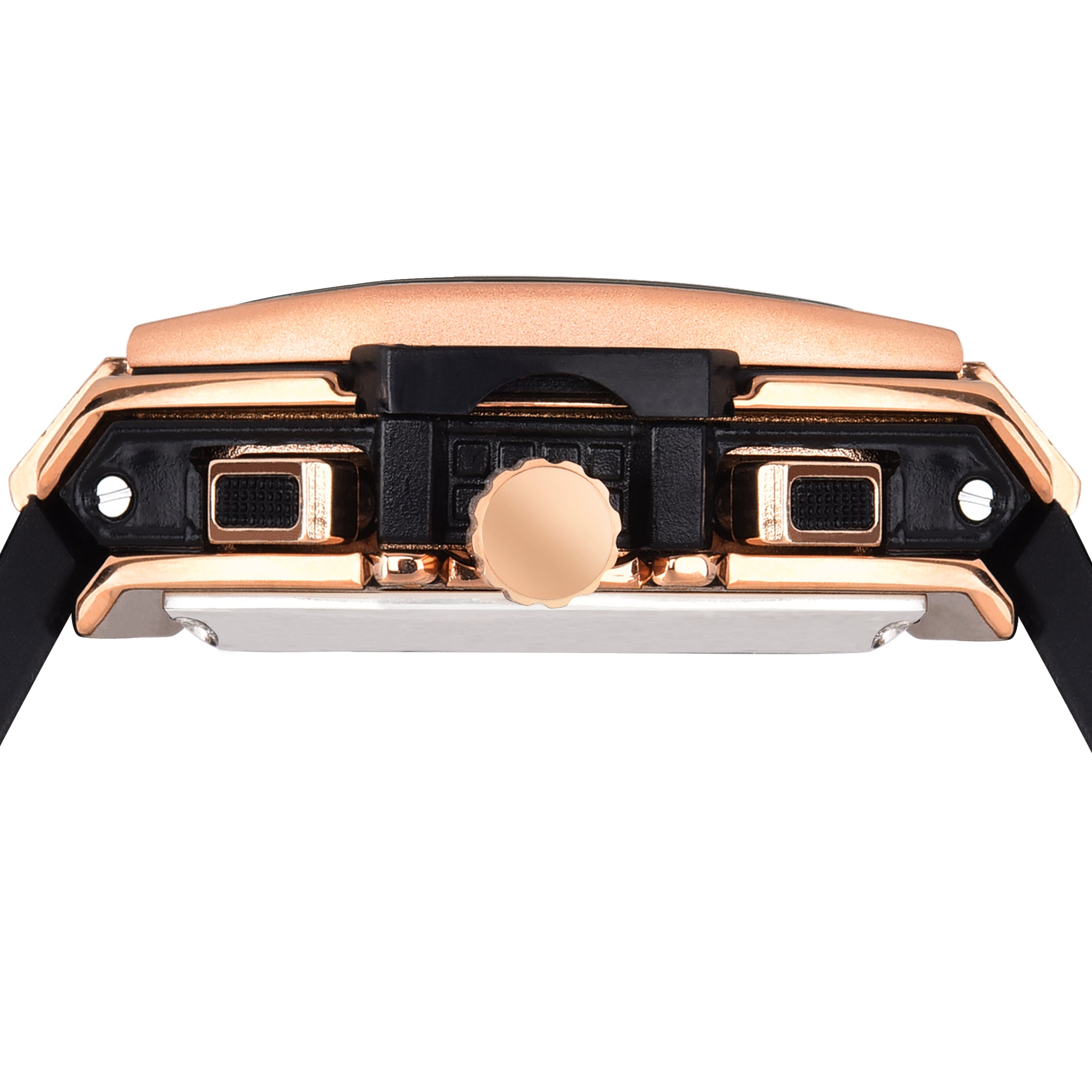 Big Bang Series : Square Chrono Steel Watch with Japanese Quartz Movement & Date Display