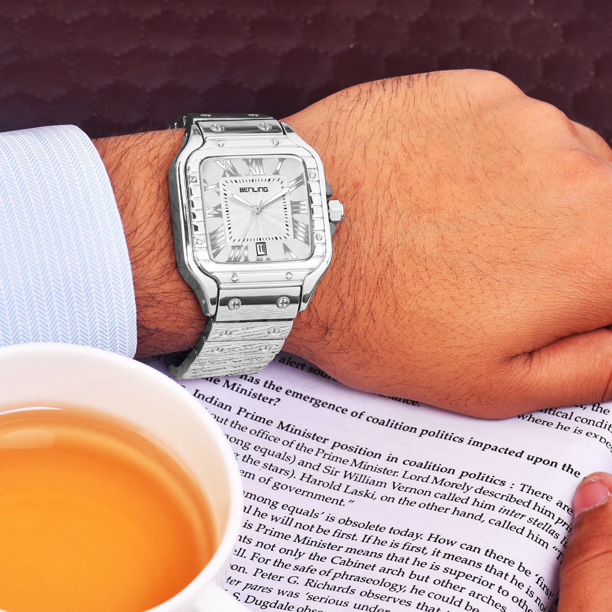 Benling Royale | Roman Numerals & Guilloché Dial Benling