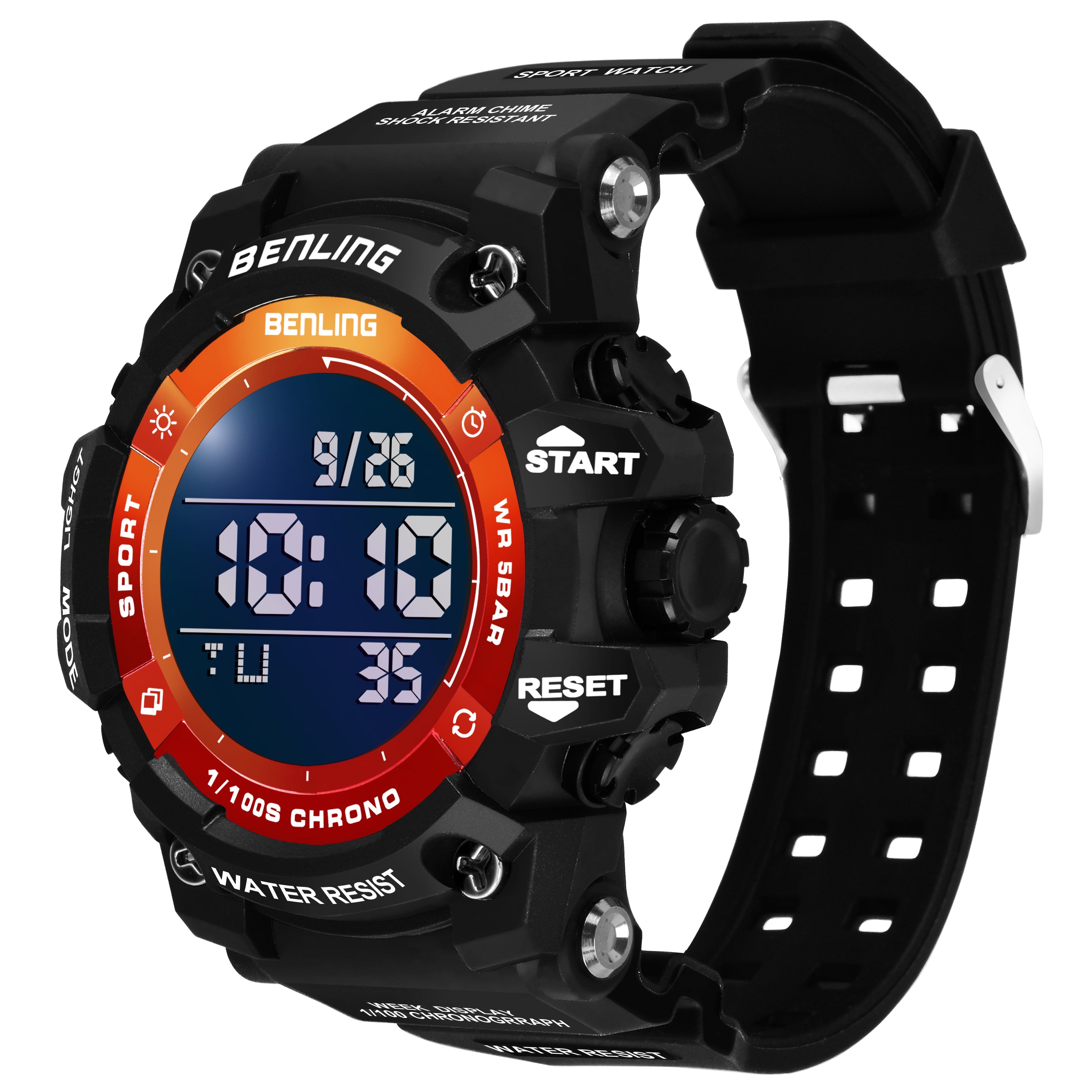 Multifunctional Digital Watch with Stopwatch | Calender | Alarm | Sports – Formal Casual Wear- 6063