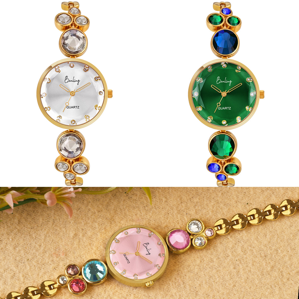 BL-1044 Benling Women's Quartz Watch - with Sapphire Crystal Glass Benling