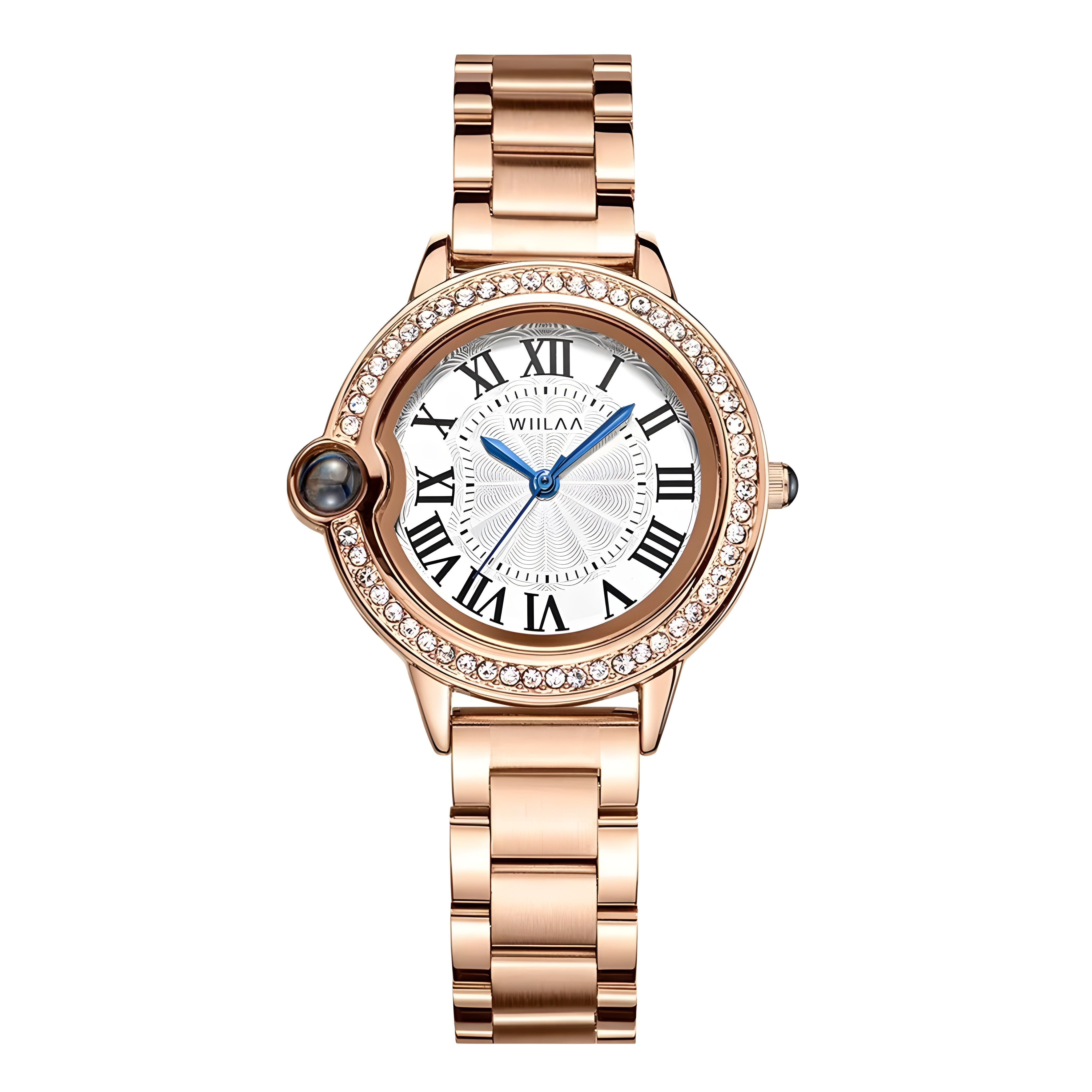 Benling Women’s Rose Gold Analog Wrist Watch | Metal Strap | Roman Number Dial | Stylish & Elegant