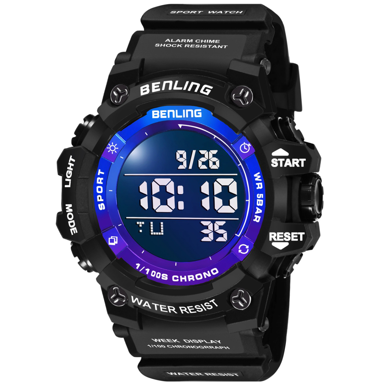 Multifunctional Digital Watch with Stopwatch | Calender | Alarm | Sports – Formal Casual Wear- 6063