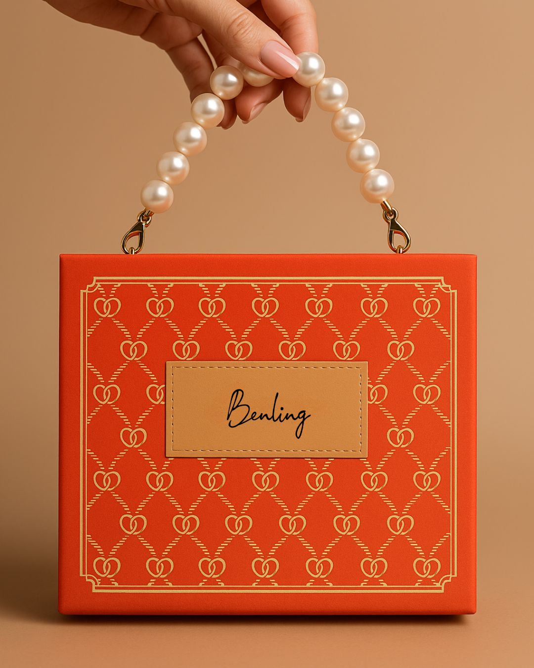 Benling Premium Orange Gift Box – Pearl Handle Edition