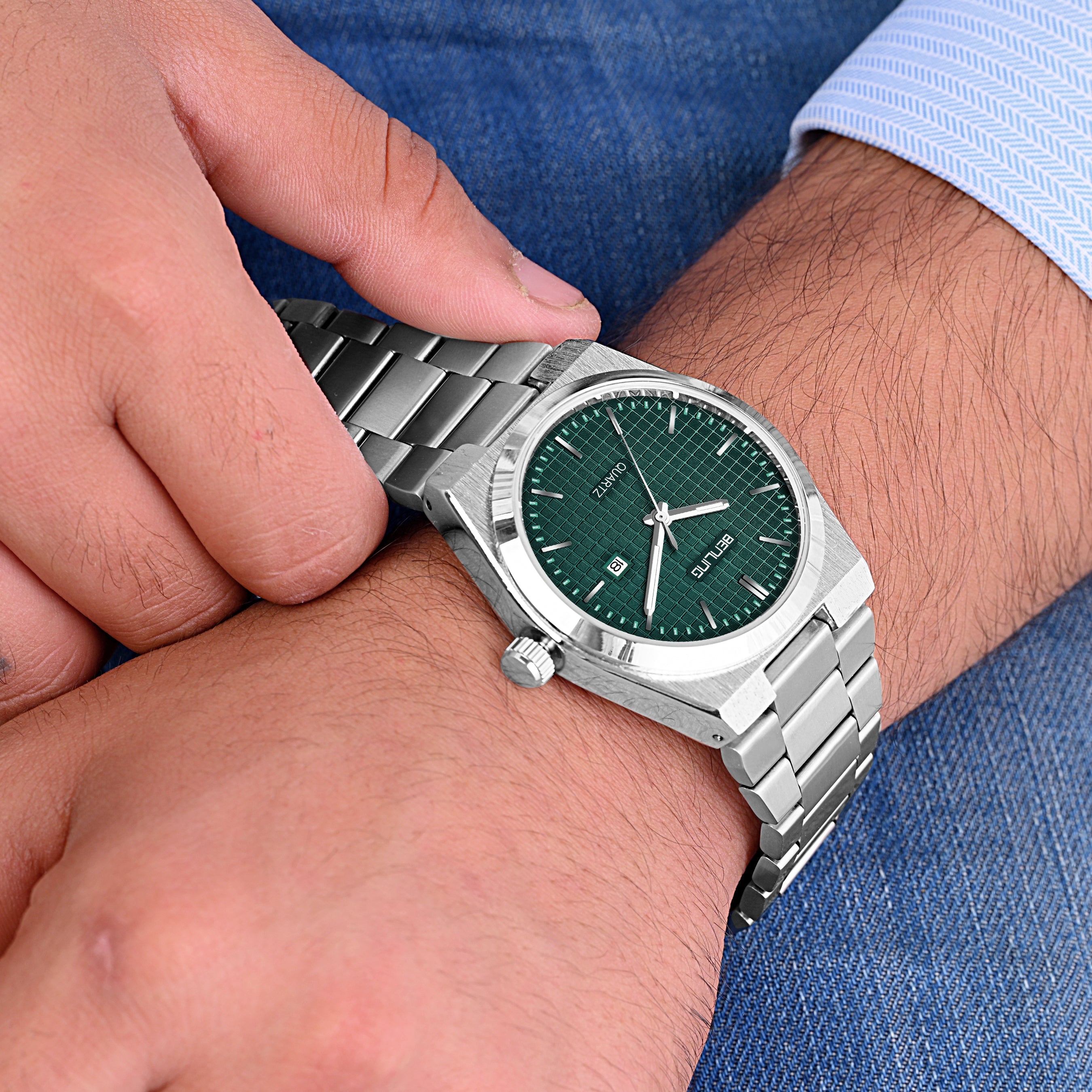 Benling Metroline | Quartz Collection | Brushed Steel Edition