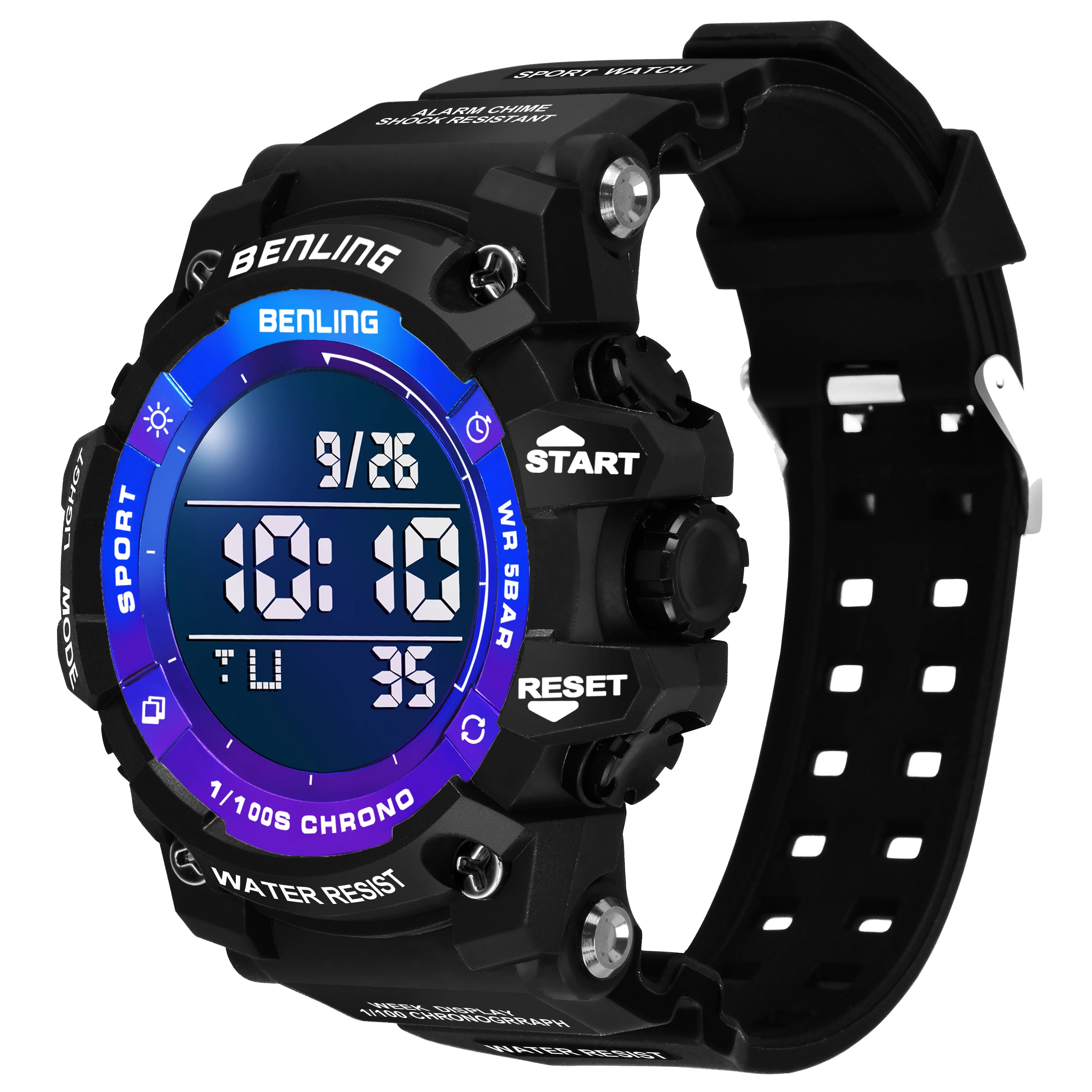 Multifunctional Digital Watch with Stopwatch | Calender | Alarm | Sports – Formal Casual Wear- 6063