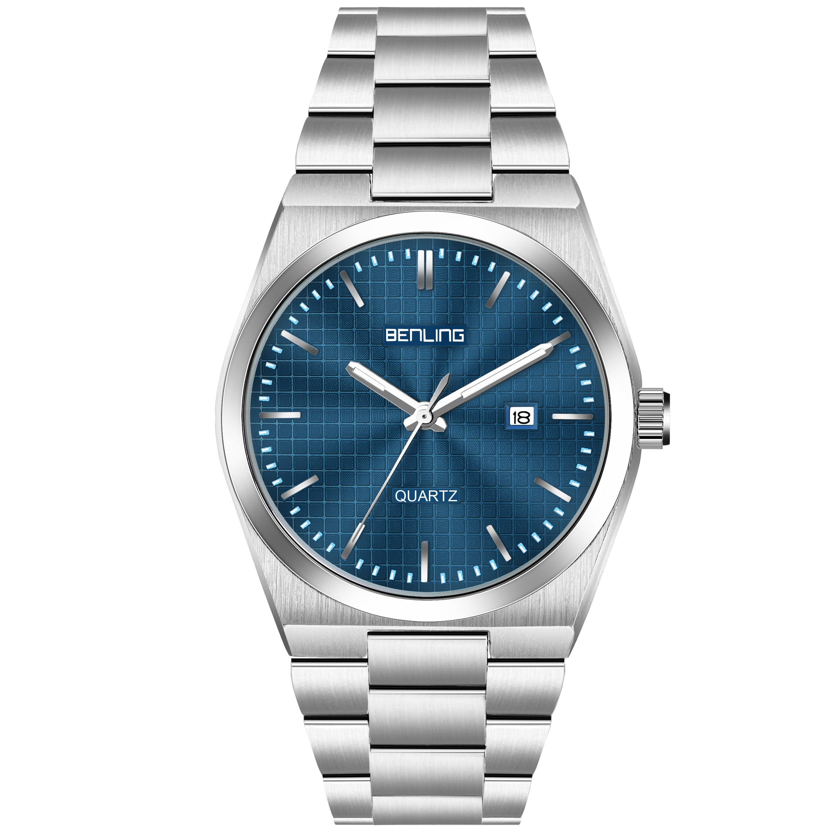 Benling Metroline | Quartz Collection | Brushed Steel Edition