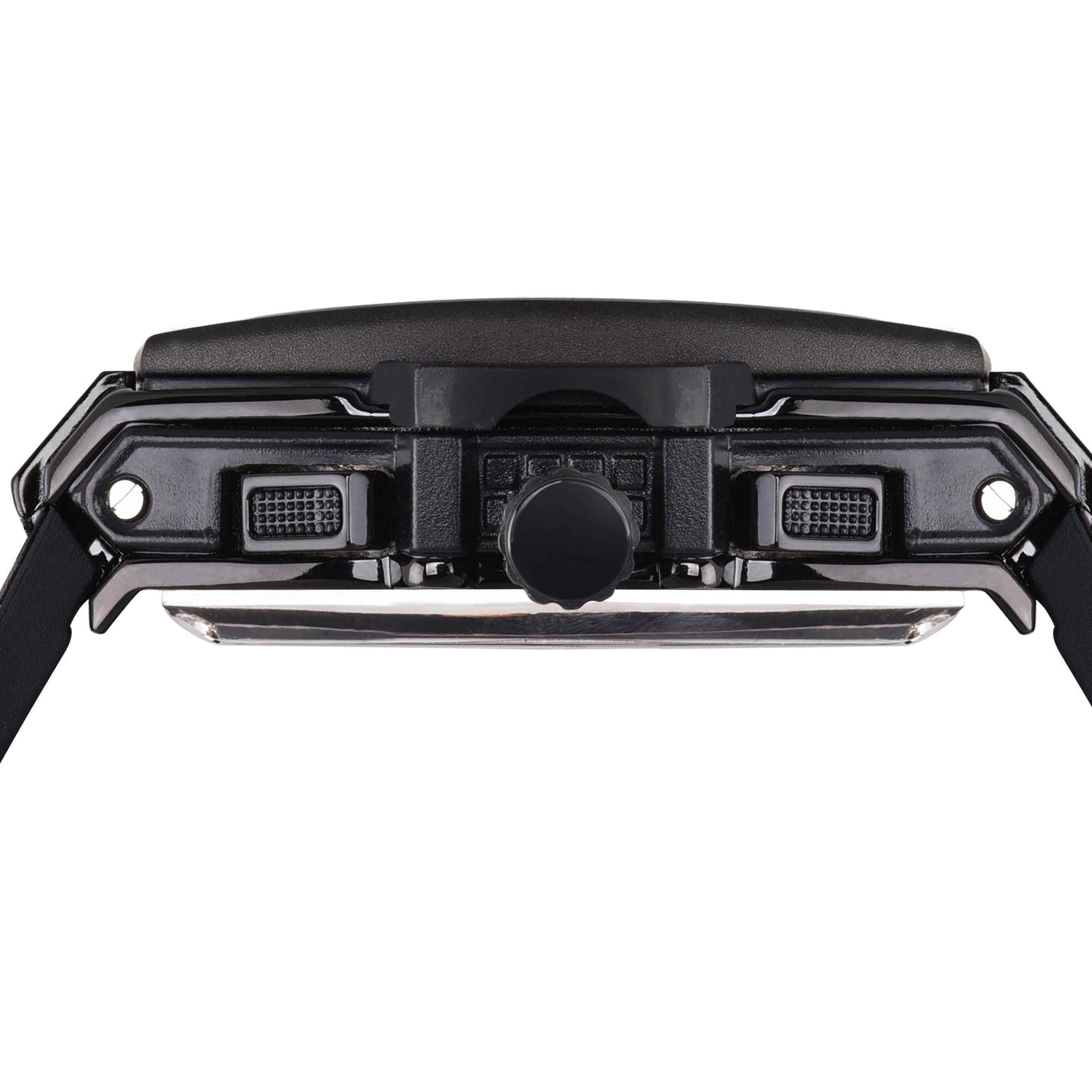 Big Bang Series : Square Chrono Steel Watch with Japanese Quartz Movement & Date Display