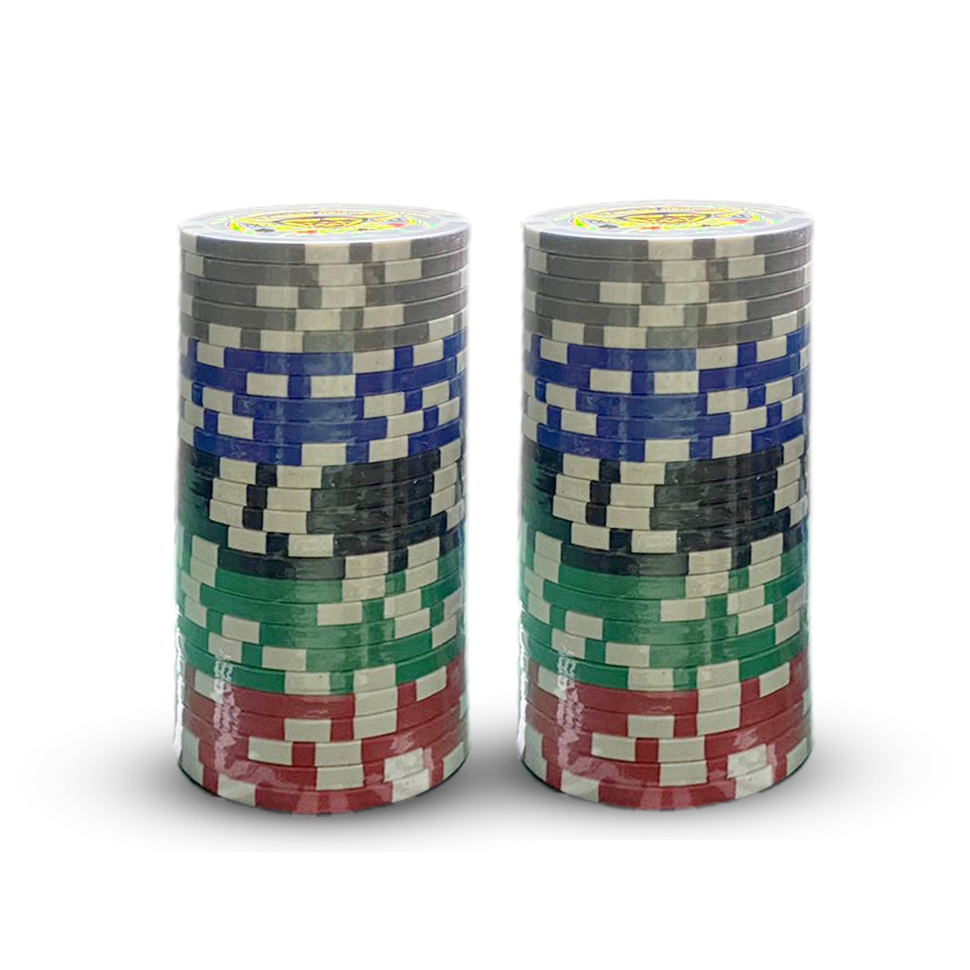 Benling Premium Poker Set with 50 Multicolor Chips & Roulette Betting Map – Complete Casino Game Kit for Home, Parties & Family Game Nights