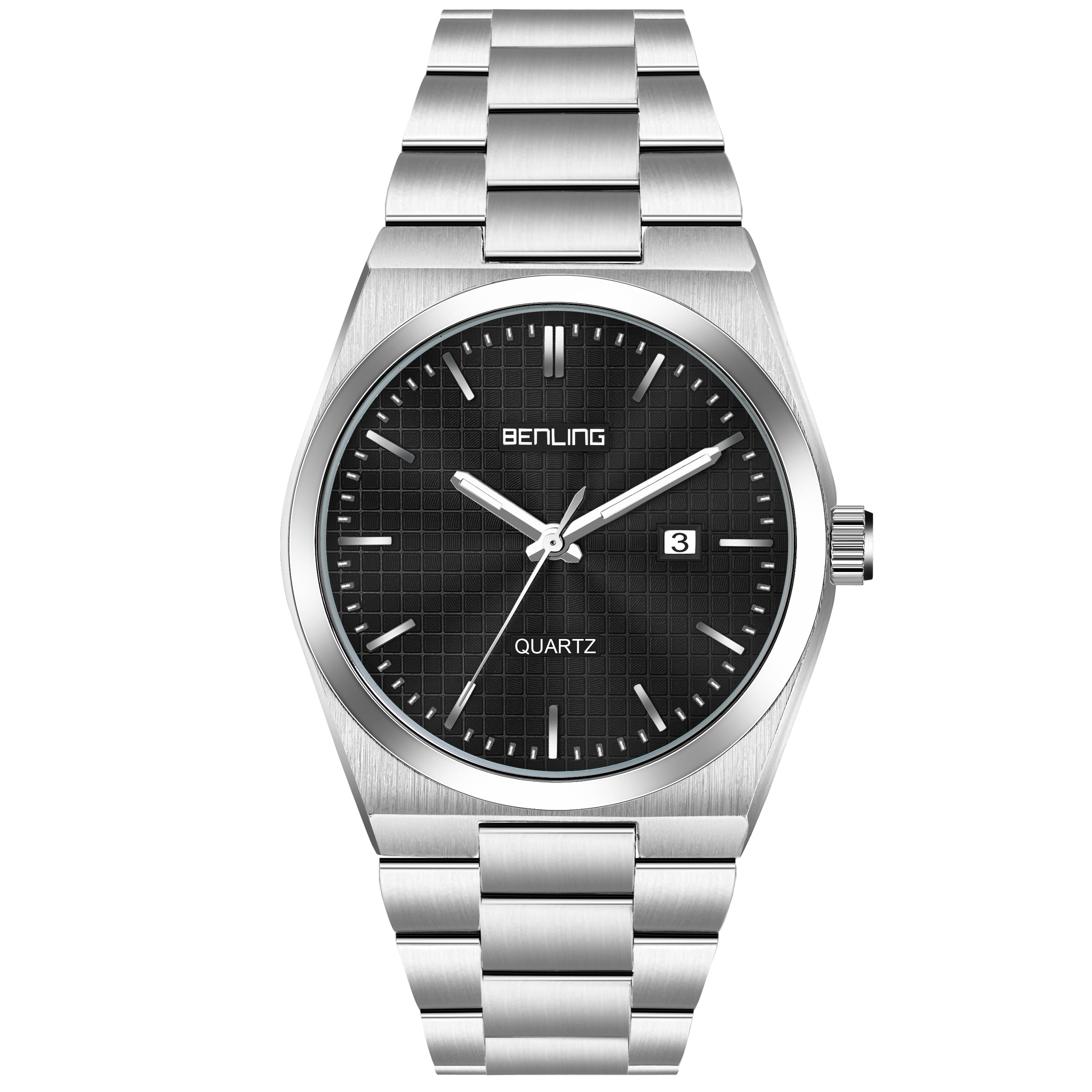 Benling Metroline | Quartz Collection | Brushed Steel Edition