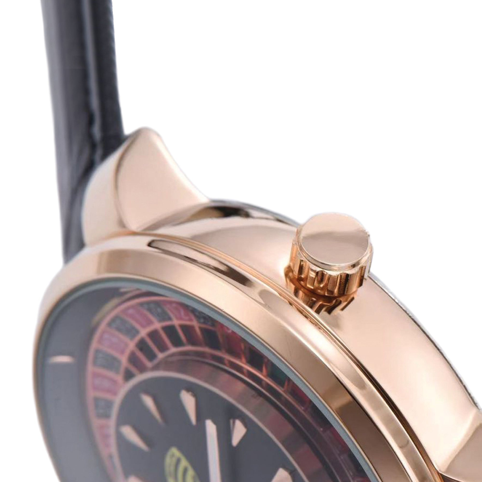 Benling Casino Series – Roulette Quartz Watch with Premium Casino Chips & Roulette Game Map