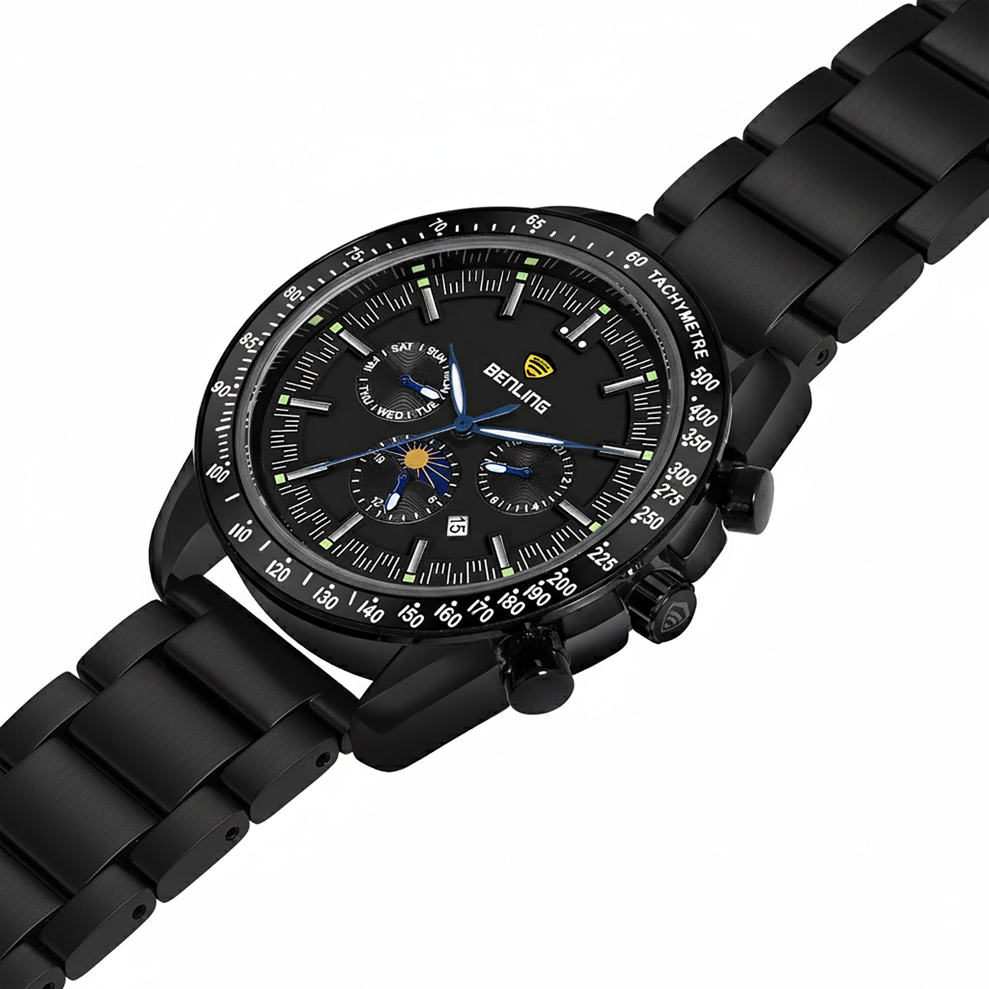 Benling Legacy Chrono Automatic Watch for Men Analog Watch - For Men |with Stainless Steel Chain – A Masterpiece of Mechanical Precision