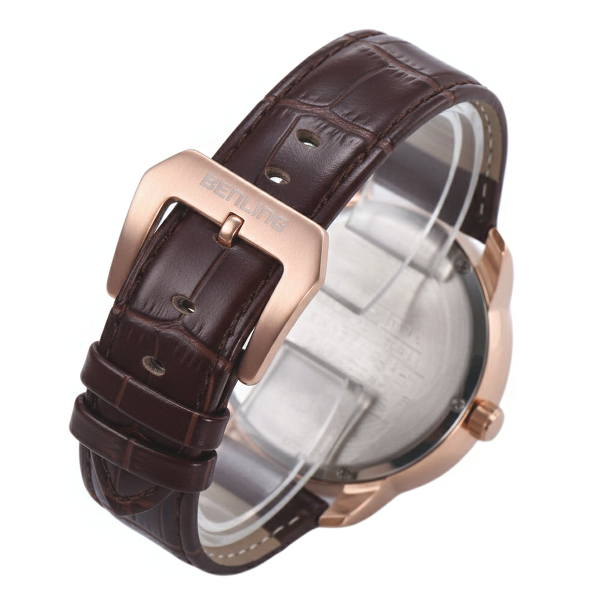 Benling Casino Series – Roulette Quartz Watch with Premium Casino Chips & Roulette Game Map