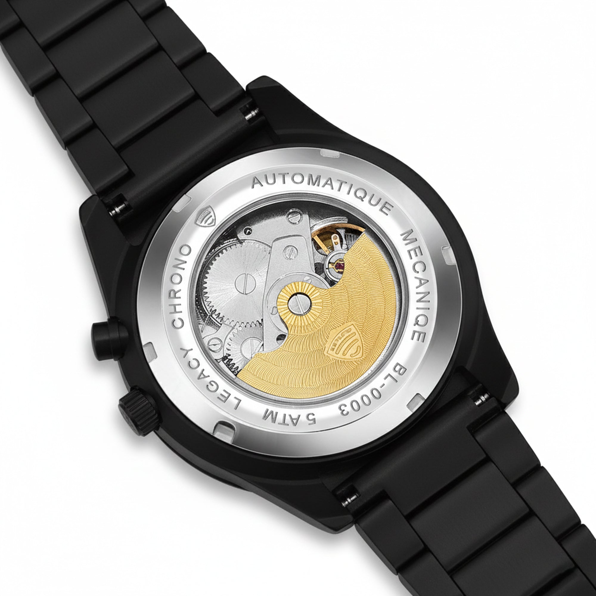 Benling Legacy Chrono Automatic Watch for Men Analog Watch - For Men |with Stainless Steel Chain – A Masterpiece of Mechanical Precision