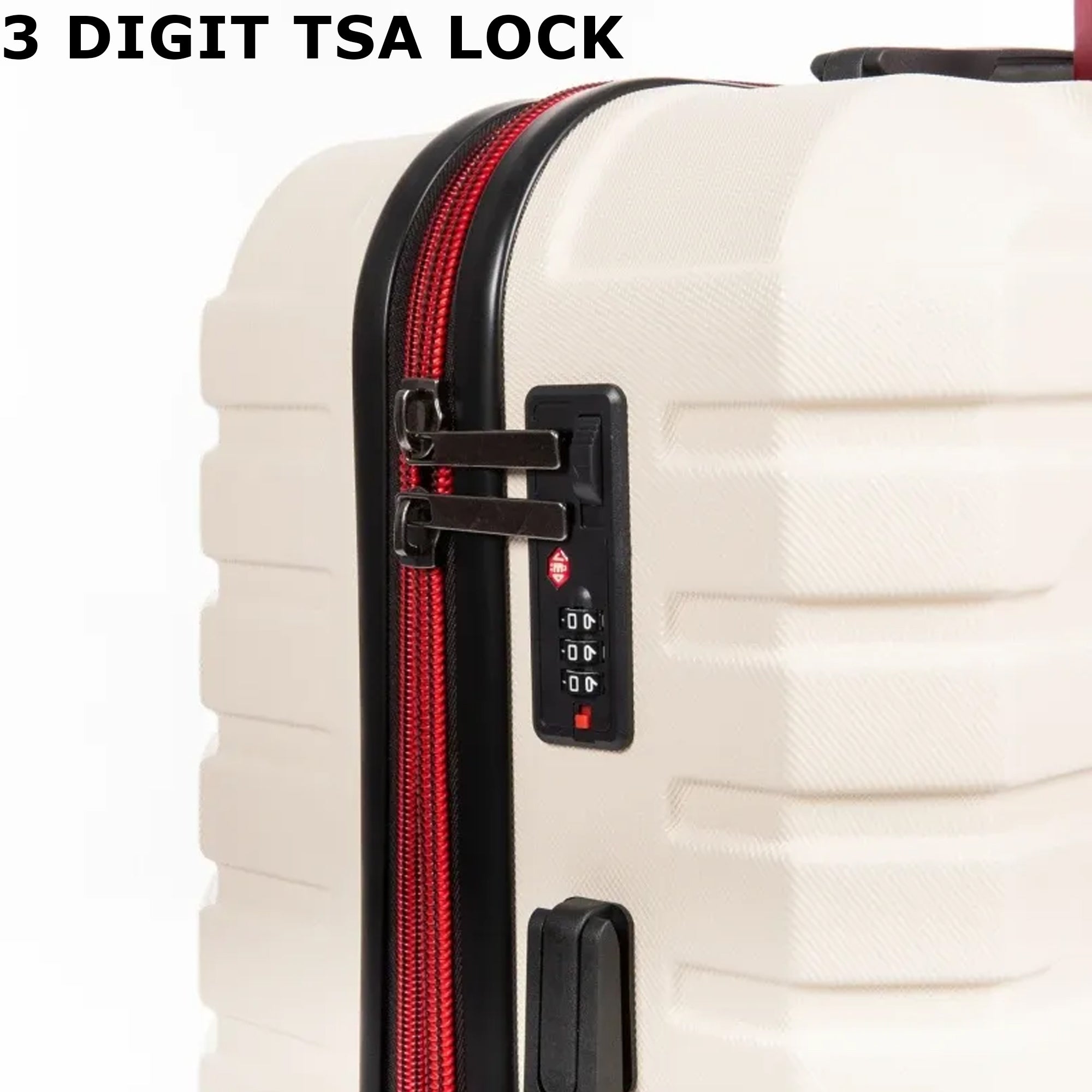 Benling Voyager Series Set of 3 Trolley Bags – Expandable, Silent Wheels, TSA Lock