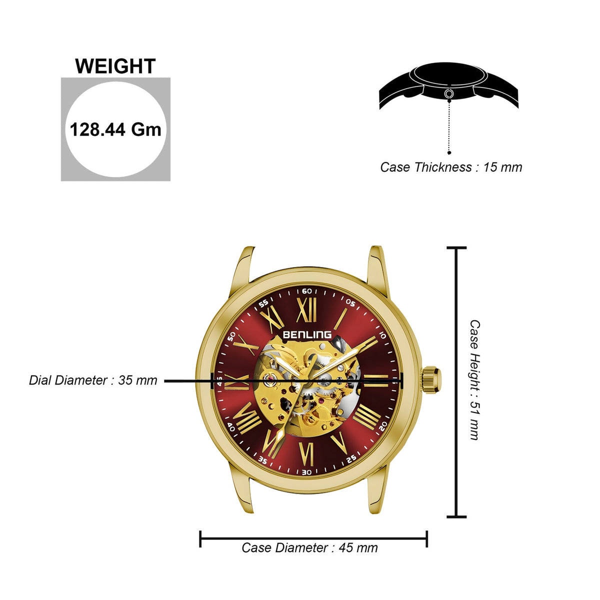 Benling Enigma Automatic Watch - Iconic Collection My Store