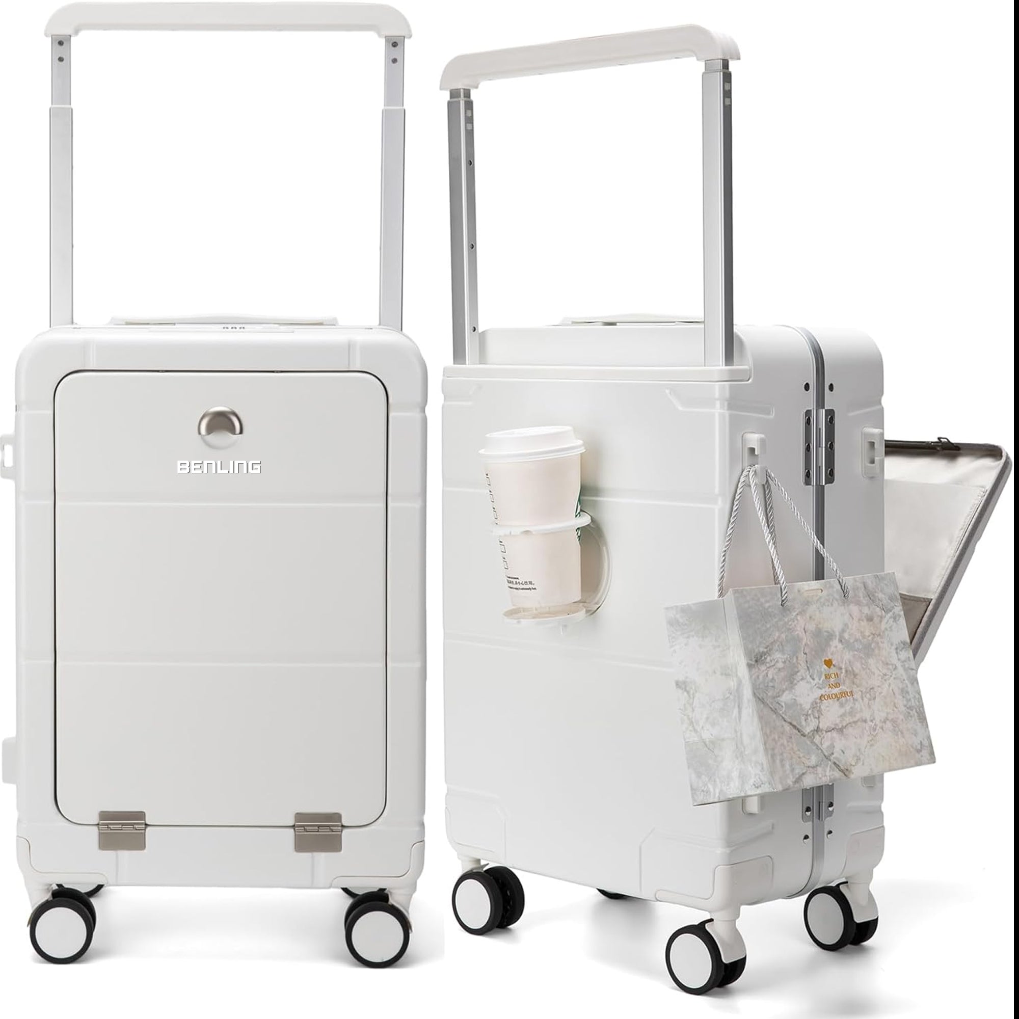 Benling Explorer Series 20-Inch Trolley Bag – USB Charging, TSA Lock, & Smart Design