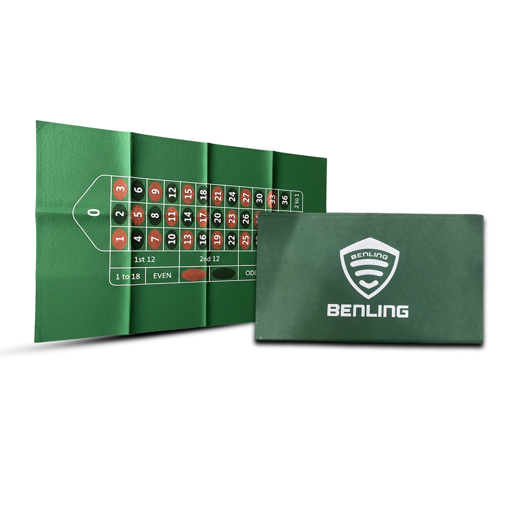 Benling Premium Poker Set with 50 Multicolor Chips & Roulette Betting Map – Complete Casino Game Kit for Home, Parties & Family Game Nights