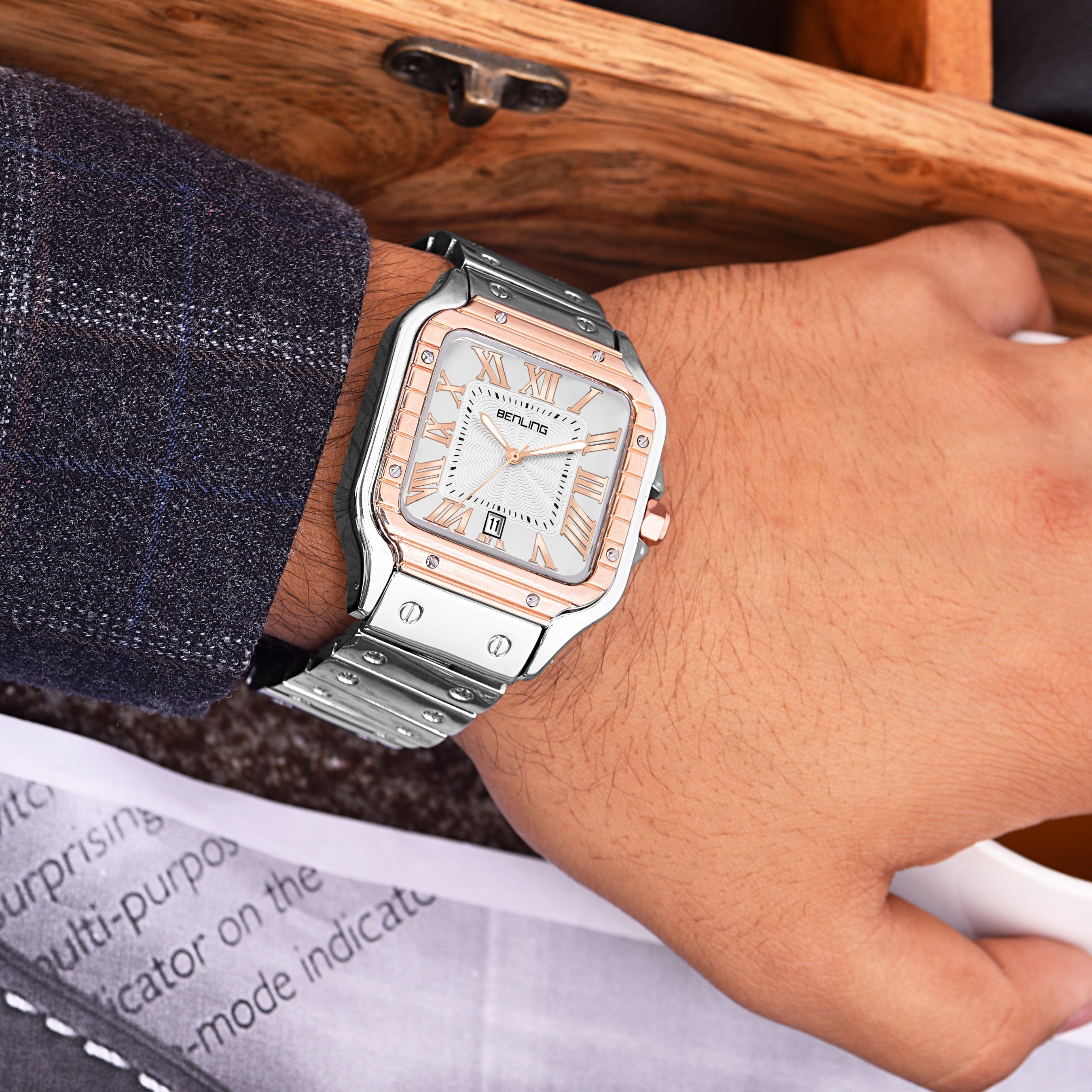 Benling Royale | Roman Numerals & Guilloché Dial