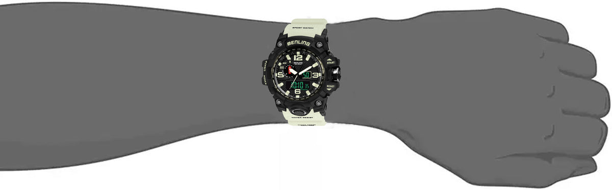 Benling EL Backlight Analog Digital Watch-SKBLANDG-6002 My Store