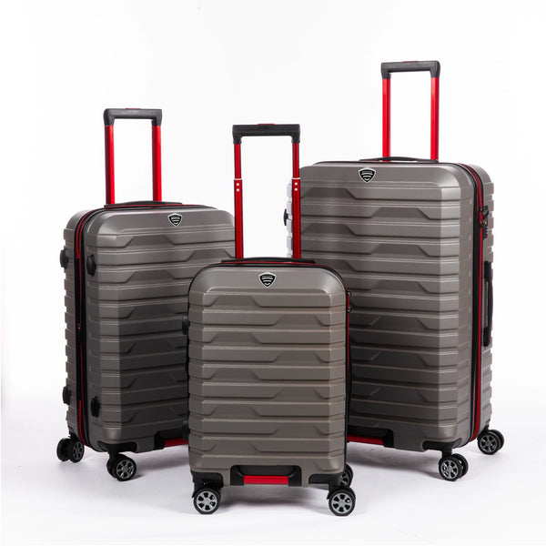 Benling Voyager Series Set of 3 Trolley Bags – Expandable, Silent Wheels, TSA Lock