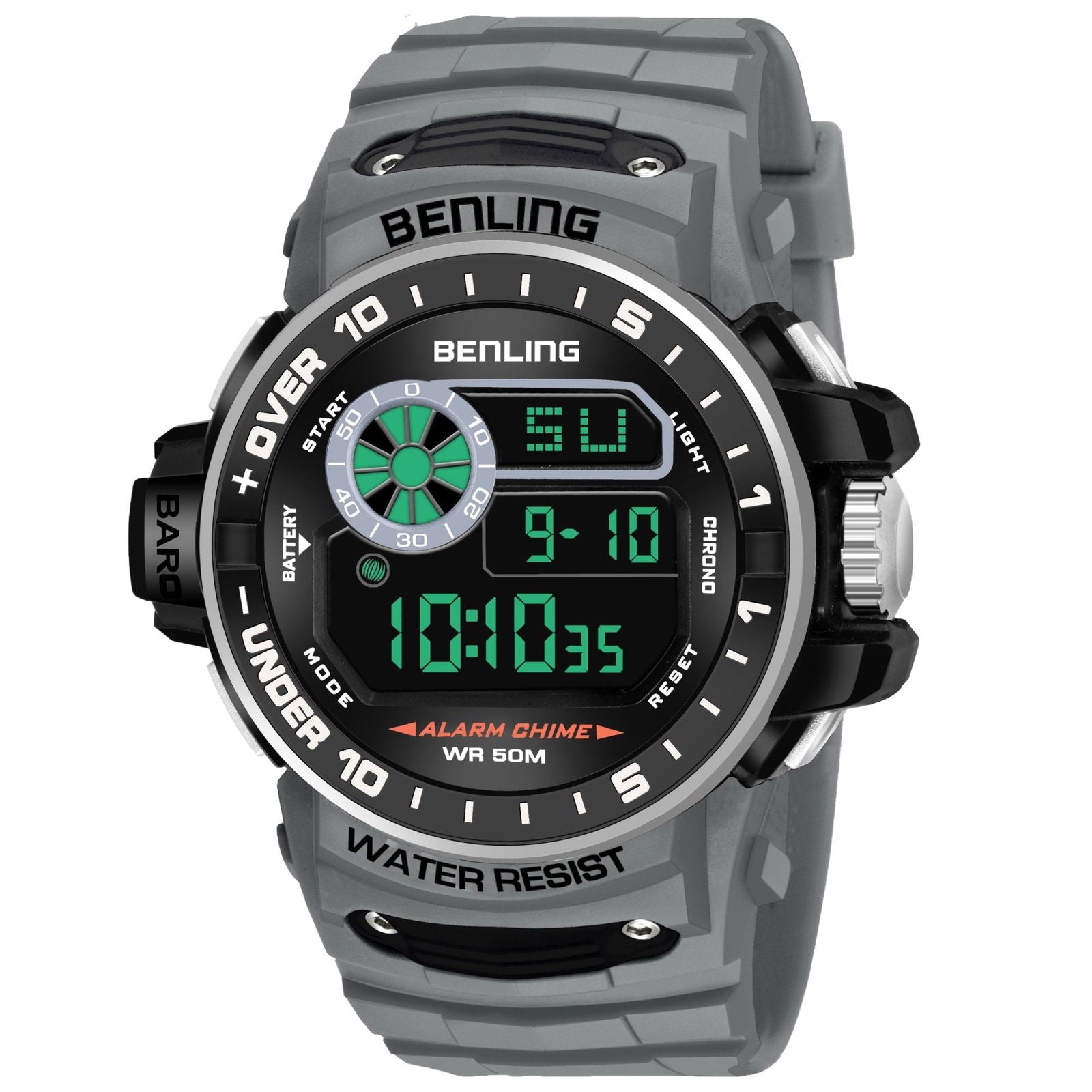 All Day Wearable Digital Watch for men with Stopwatch | Calendar | Alarm | 6057