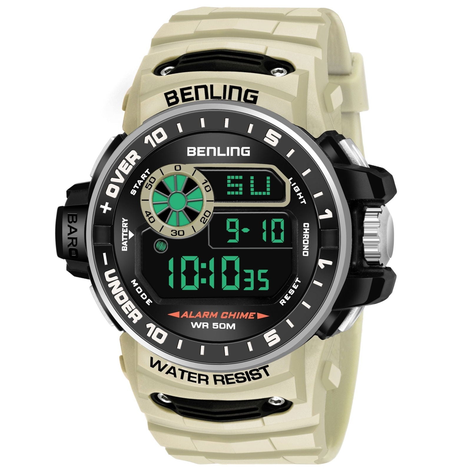 All Day Wearable Digital Watch for men with Stopwatch | Calendar | Alarm | 6057
