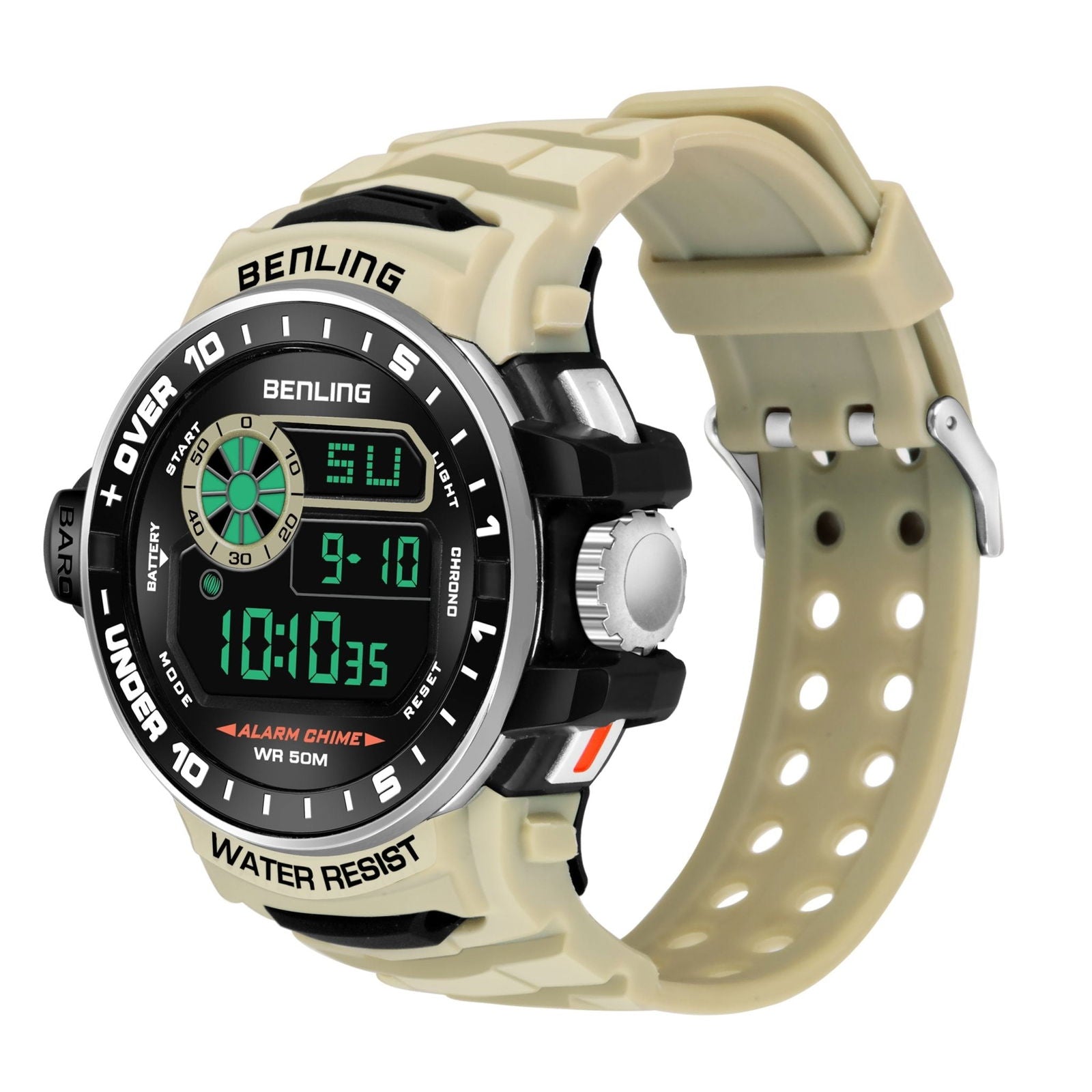 All Day Wearable Digital Watch for men with Stopwatch | Calendar | Alarm | 6057