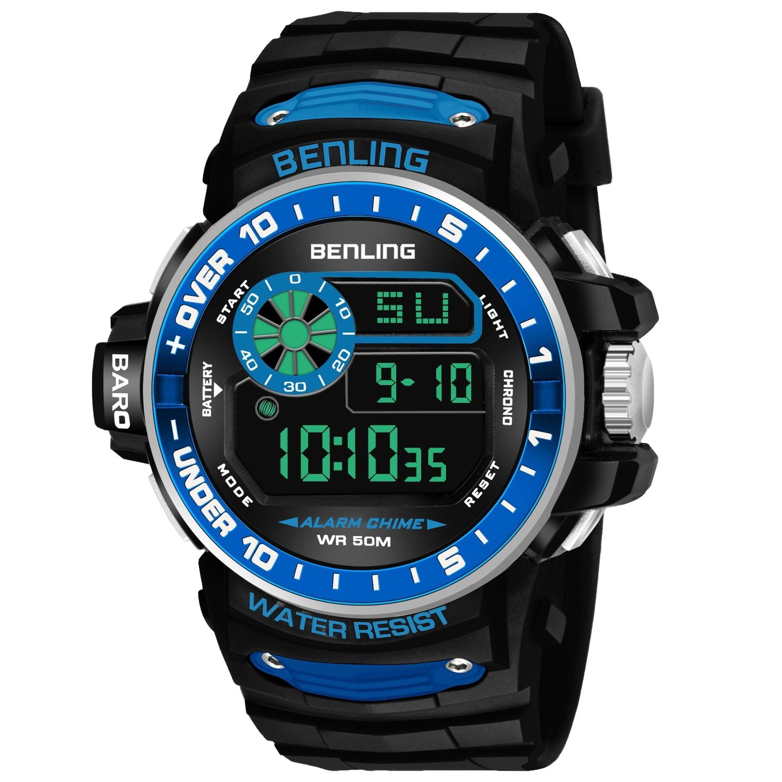 All Day Wearable Digital Watch for men with Stopwatch | Calendar | Alarm | 6057