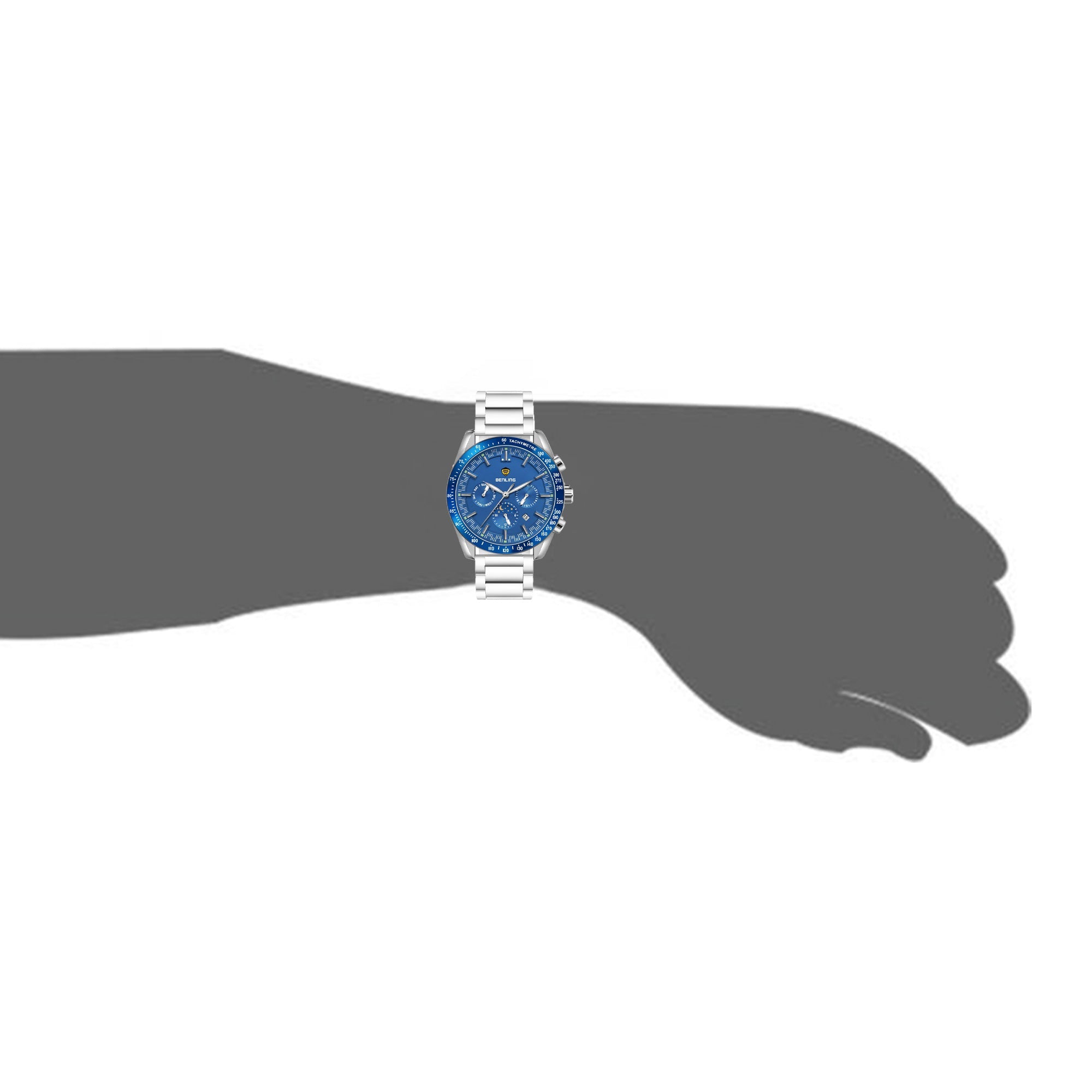 Benling Legacy Chrono Automatic Watch for Men Analog Watch - For Men |with Stainless Steel Chain – A Masterpiece of Mechanical Precision