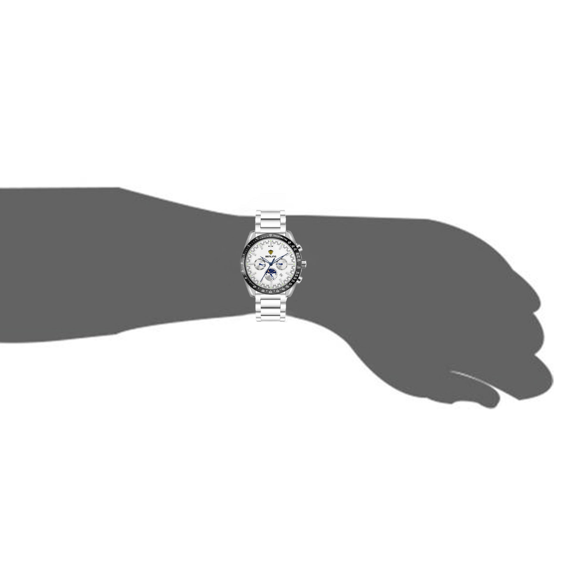 Benling Legacy Chrono Automatic Watch for Men Analog Watch - For Men |with Stainless Steel Chain – A Masterpiece of Mechanical Precision