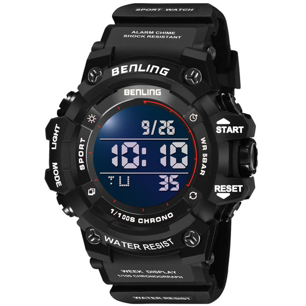 Multifunctional Digital Watch with Stopwatch | Calender | Alarm | Sports – Formal Casual Wear- 6063