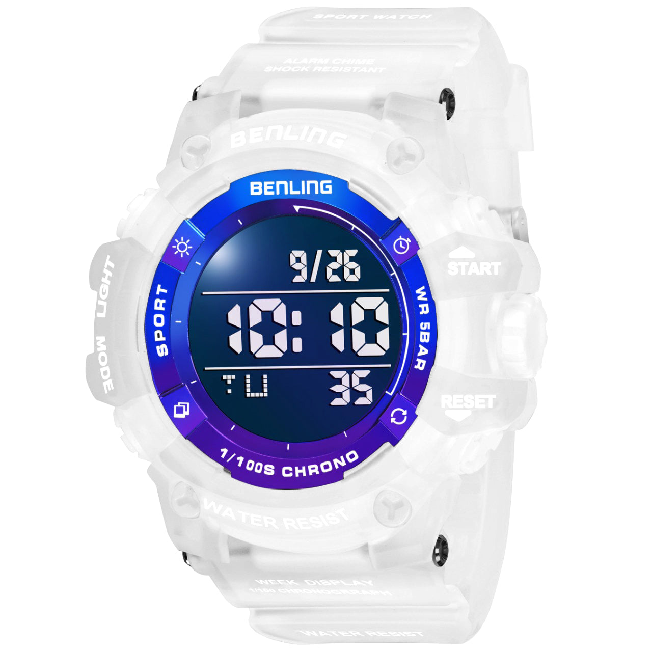 Multifunctional Digital Watch with Stopwatch | Calender | Alarm | Sports – Formal Casual Wear- 6063