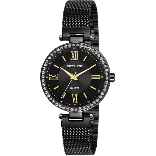 BENLING BL-1023 Long Lasting Plating Stainless Steel Analog Watch For Girls | Women