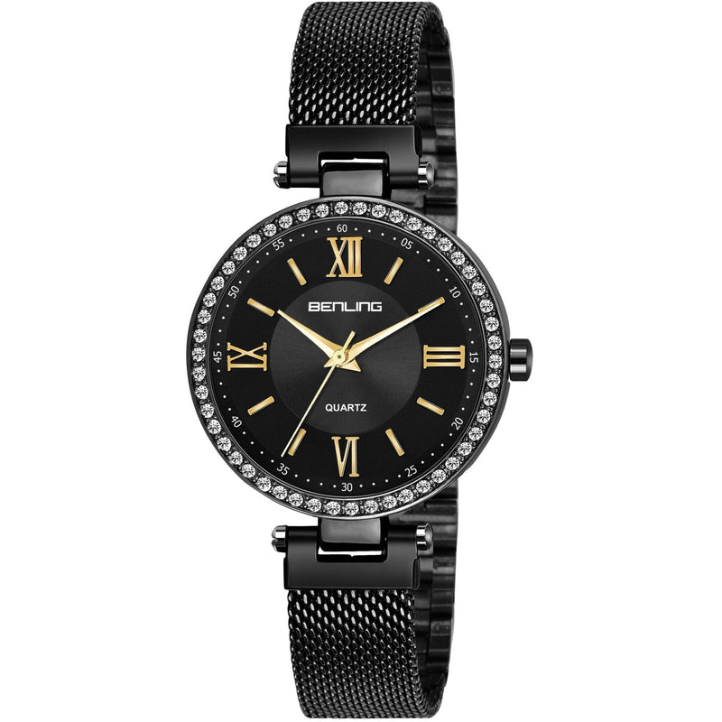 BENLING BL-1023 Long Lasting Plating Stainless Steel Analog Watch For Girls | Women