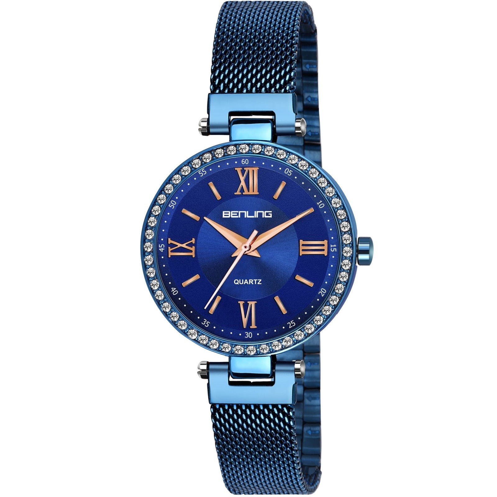 BENLING BL-1023 Long Lasting Plating Stainless Steel Analog Watch For Girls | Women