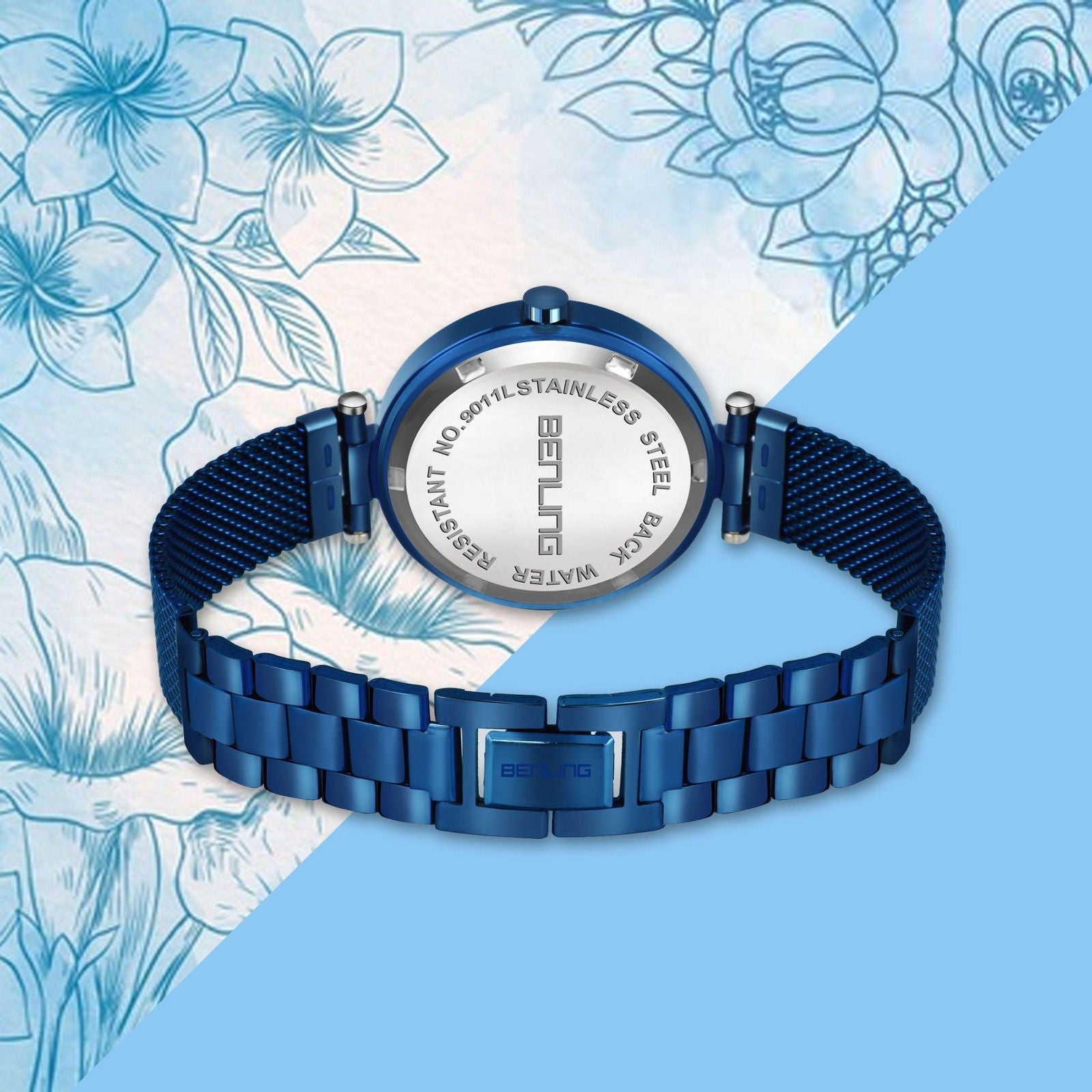 BENLING BL-1023 Long Lasting Plating Stainless Steel Analog Watch For Girls | Women