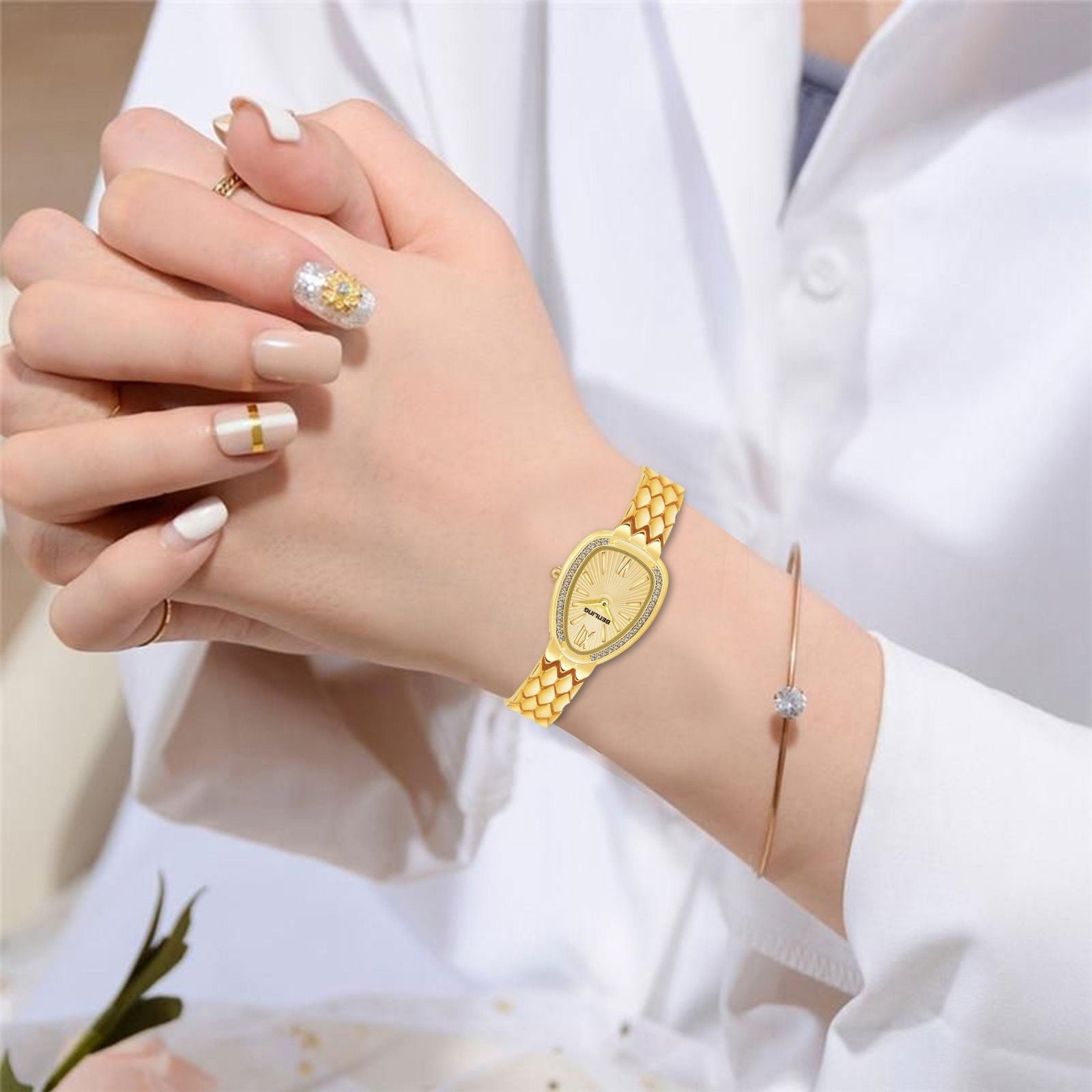 BENLING BL-1032 Allurer Analog Watch with Ion Plating for Women My Store