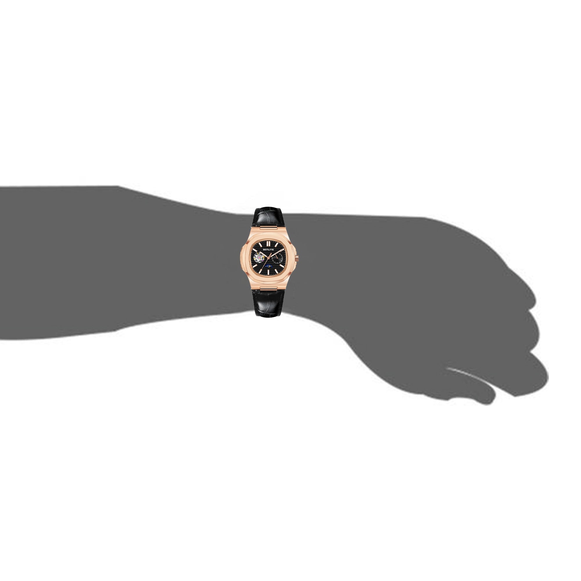 Benling Regalia Series – Open Heart Dial with Moonphase